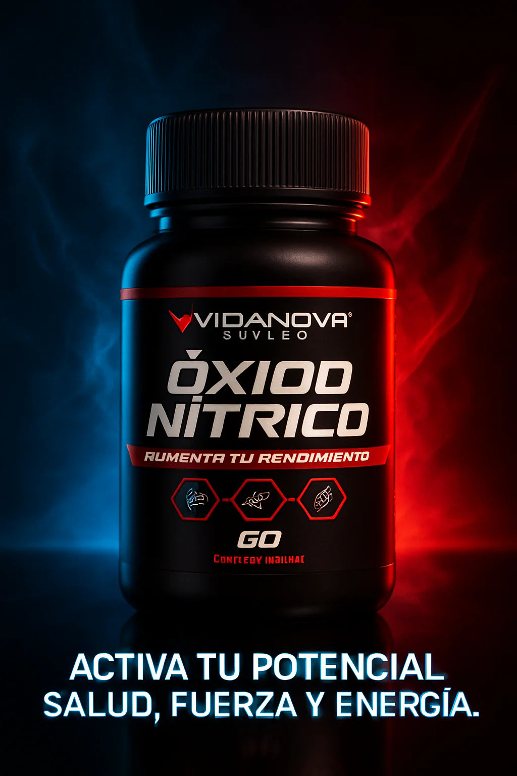 OXIDO NITRICO 1000MG 60 CAPS