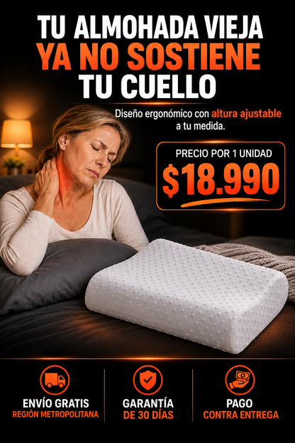 Almohada ortopédica viscoelástica