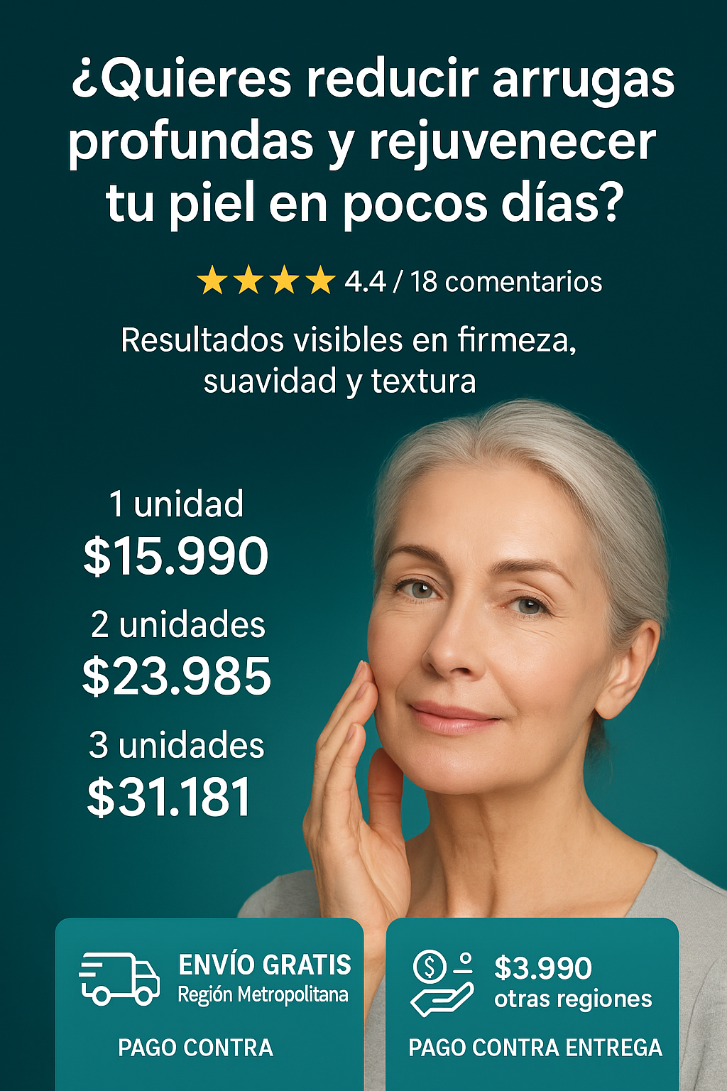 Parches colágeno absorbentes.