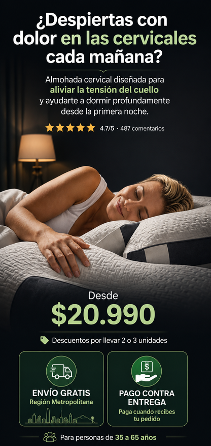 Almohada Viscoelástica Con Memoria 3D