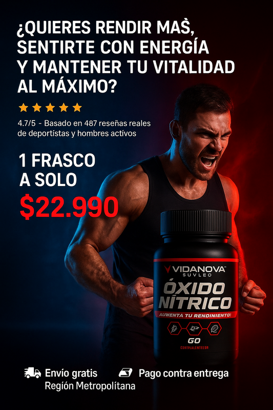 OXIDO NITRICO 1000MG 60 CAPS