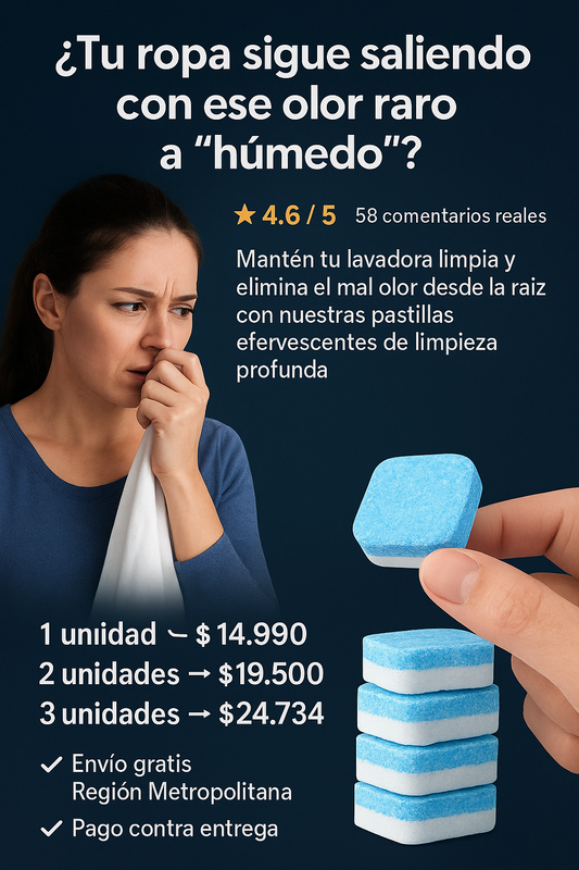 Pastillas Limpiadoras Para Lavadoras