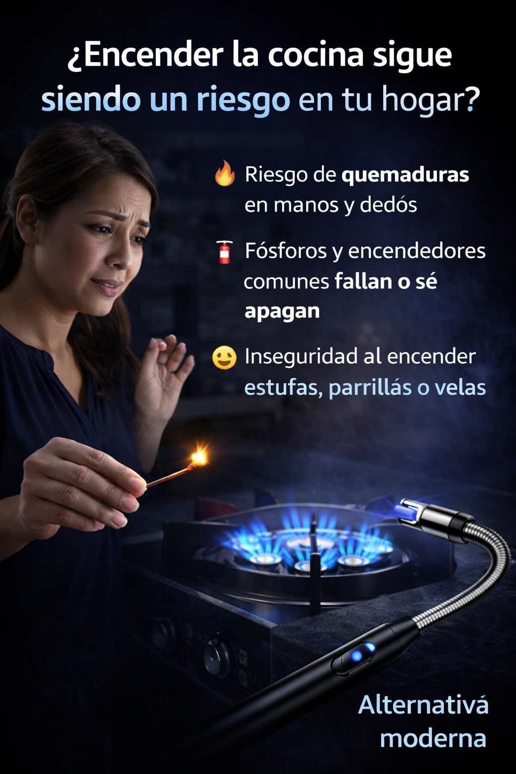 CHISPERO RECARGABLE CON USB