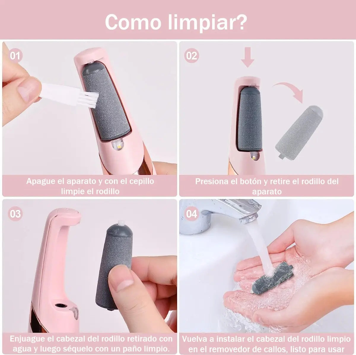 Lima Pulidor Recargable Para Pies